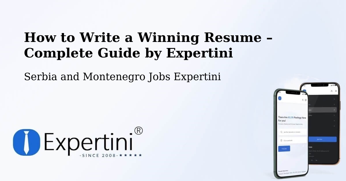 Resume Writing Guide for Job Seekers – Oka - Oka, Serbia and Montenegro Jobs Expertini