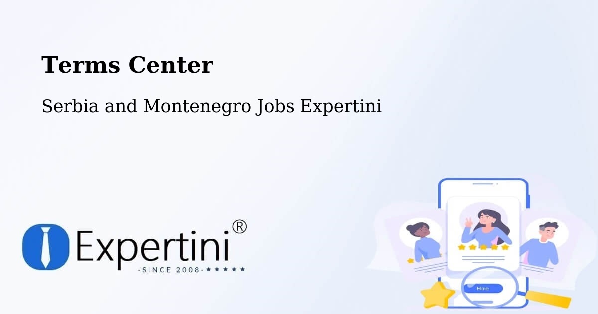 Terms of Service – Oka - Serbia and Montenegro Jobs Expertini